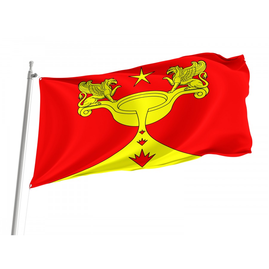 Flag Of Melallostroy, Unique Design Print, Flags For Indoor & Outdoor Use - High Quality Russia for Indoor and Outdoor Use