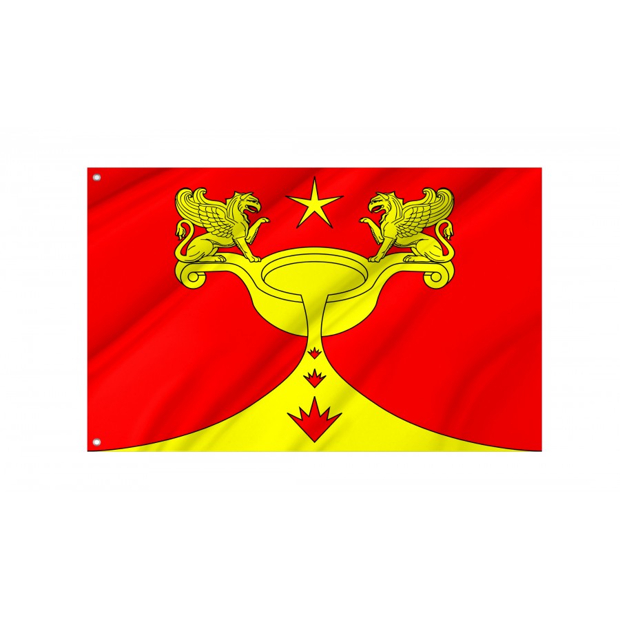 Flag Of Melallostroy, Unique Design Print, Flags For Indoor & Outdoor Use - High Quality Russia for Indoor and Outdoor Use