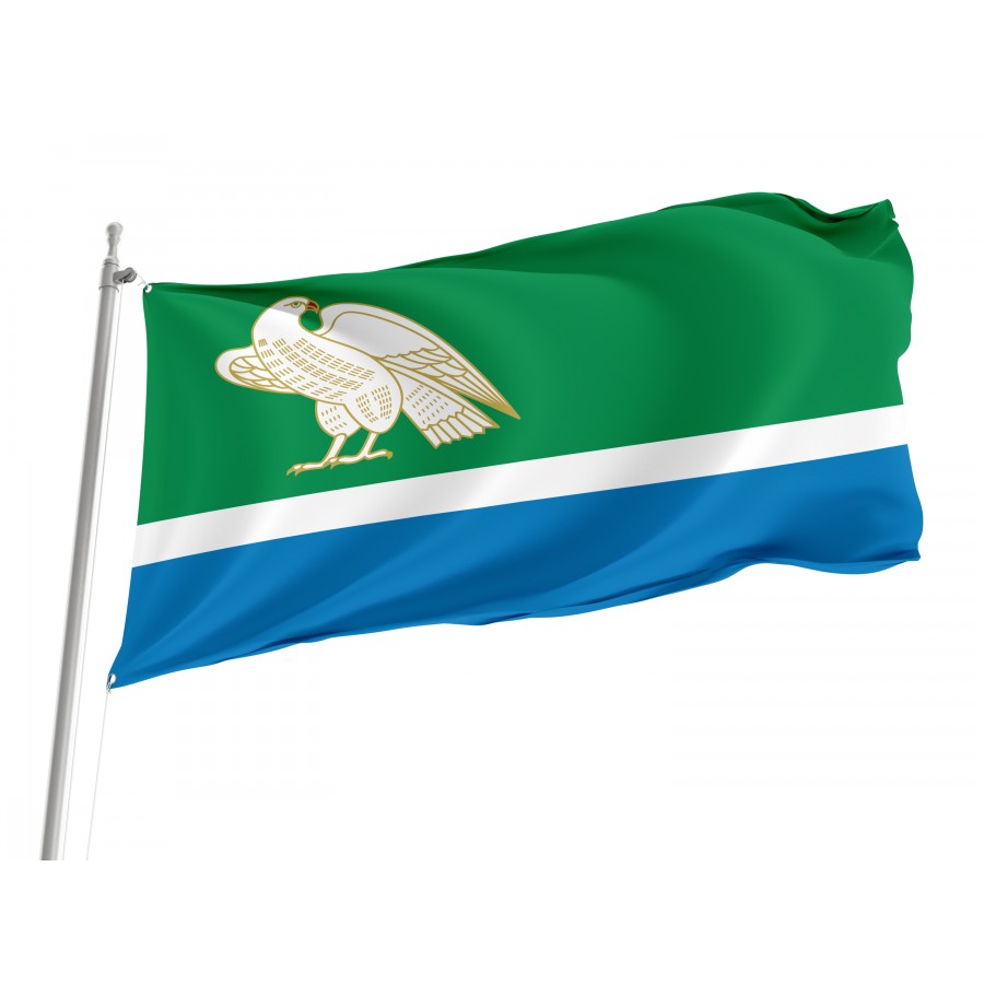 Flag Of Meleuzovsky Rayon, Unique Design Print, Flags For Indoor & Outdoor Use - High Quality Russia for Indoor and Outdoor Use