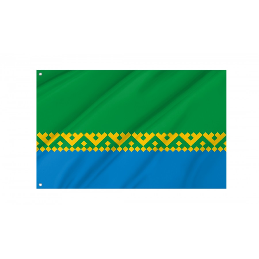 Flag Of Mortka, Khanty-Mansyisky Ao, Russia, Unique Design Print, Flags For Indoor & Outdoor Use - High Quality Russia for Indoor and Outdoor Use