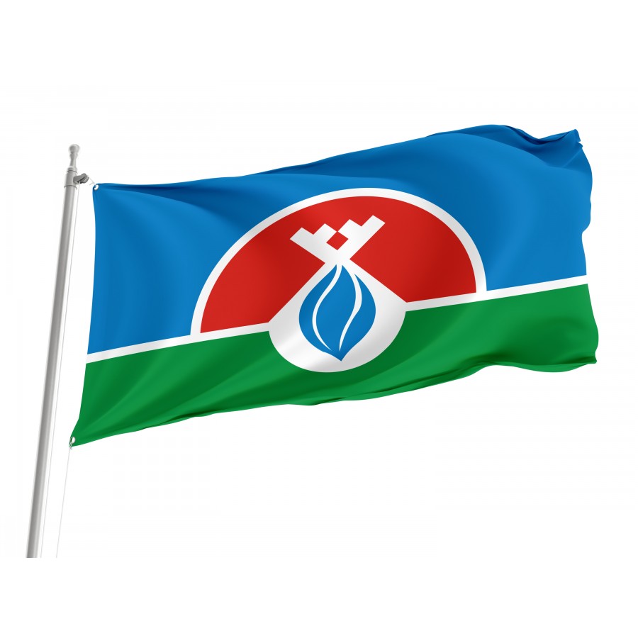 Flag Of Nadymsky Rayon, Unique Design Print, Flags For Indoor & Outdoor Use - High Quality Russia for Indoor and Outdoor Use