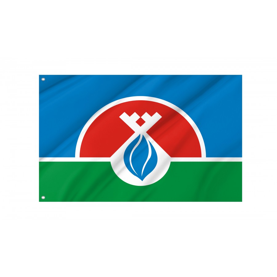 Flag Of Nadymsky Rayon, Unique Design Print, Flags For Indoor & Outdoor Use - High Quality Russia for Indoor and Outdoor Use