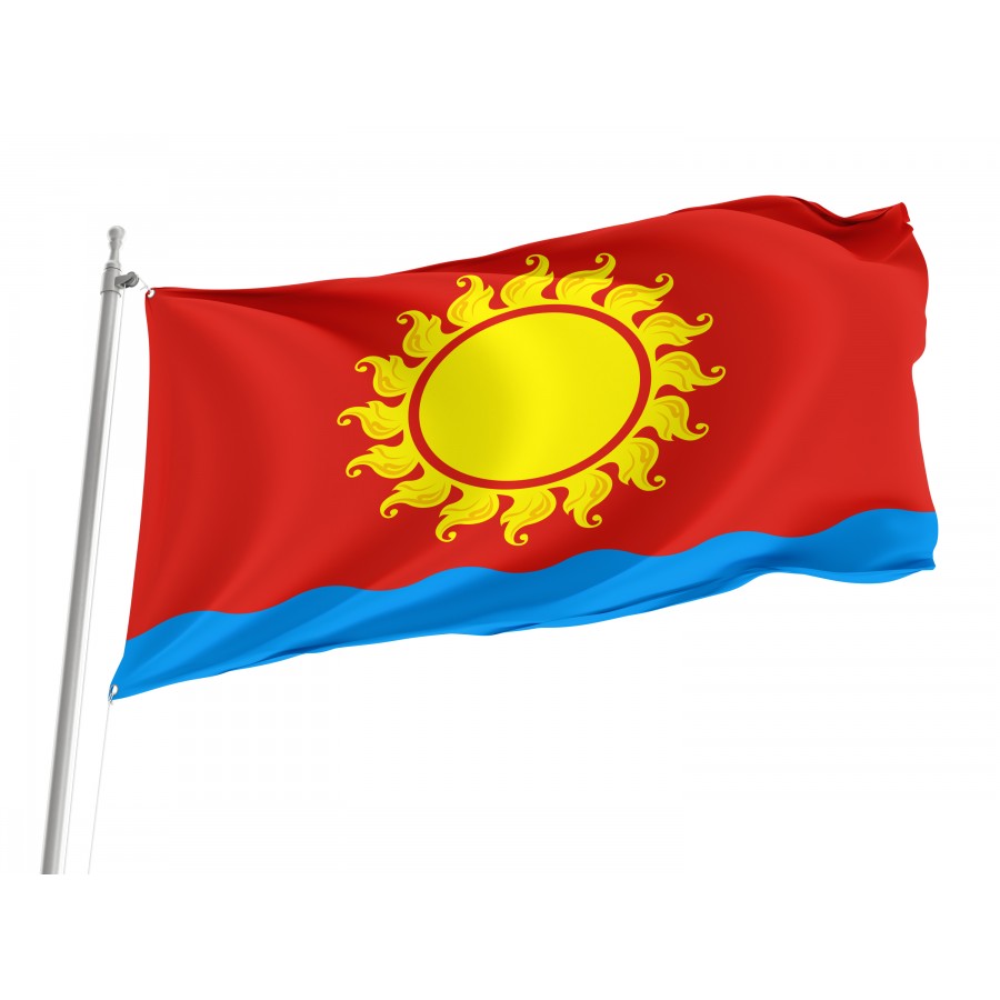 Flag Of Nazarovo, Patriotic Flags, Unique Design Print, Flags For Indoor & Outdoor Use - High Quality Russia for Indoor and Outdoor Use