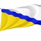 Flag of Novovarshavsky Rayon, Patriotic Flags, Unique Design Print, Flags for Indoor & Outdoor Use - Imagine 1