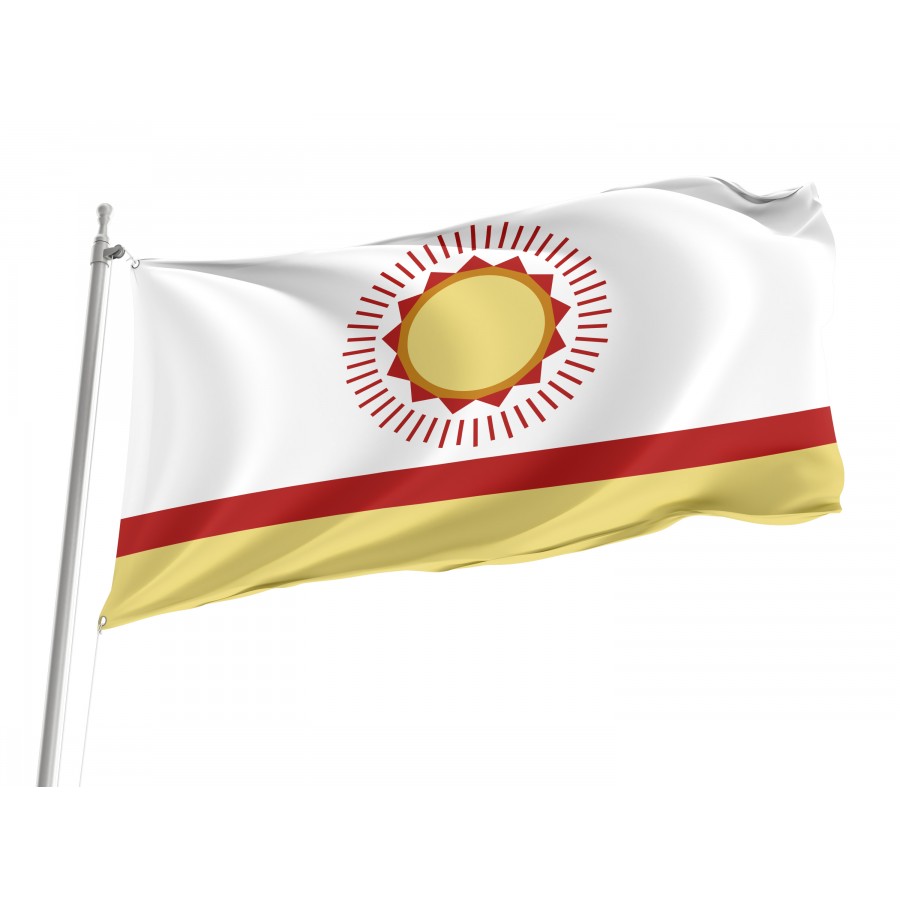 Flag Of Nurimanovsky Rayon, Patriotic Flags, Unique Design Print, Flags For Indoor & Outdoor Use - High Quality Russia for Indoor and Outdoor Use