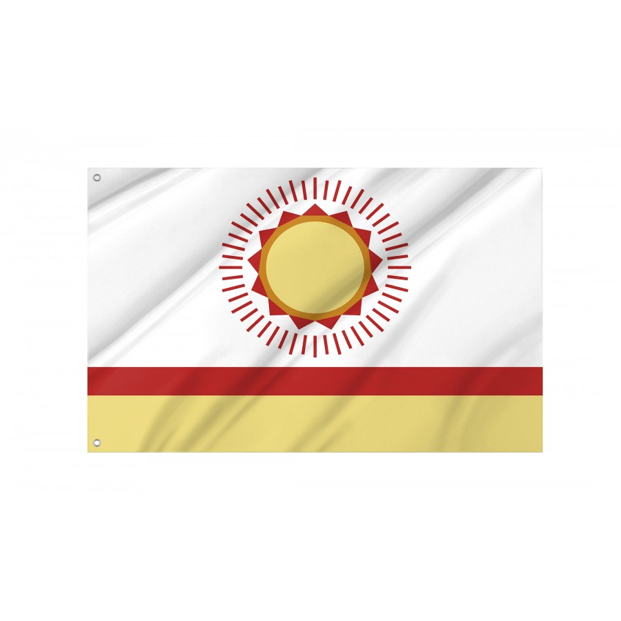 Flag Of Nurimanovsky Rayon, Patriotic Flags, Unique Design Print, Flags For Indoor & Outdoor Use - High Quality Russia for Indoor and Outdoor Use