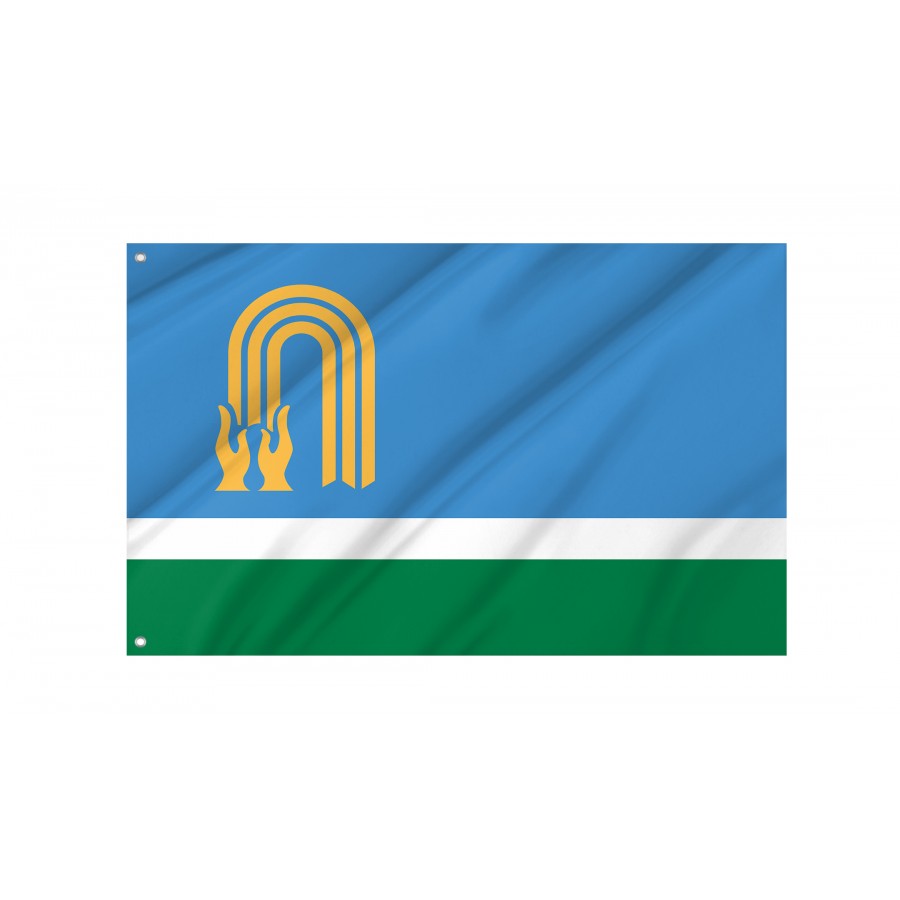 Flag Of Oktyabrsky, Patriotic Flags, Unique Design Print, Flags For Indoor & Outdoor Use - High Quality Russia for Indoor and Outdoor Use