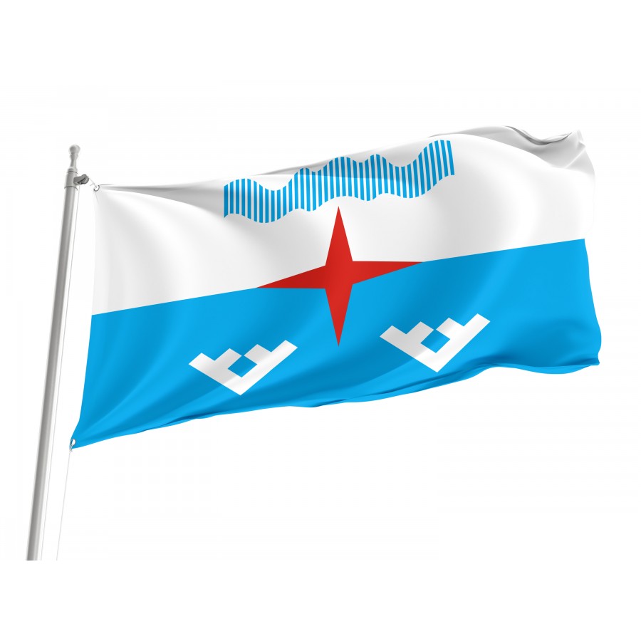 Flag Of Primorsko-Kuysky Selsovet, Patriotic Flags, Unique Design Print, Flags For Indoor & Outdoor Use - High Quality Russia for Indoor and Outdoor Use