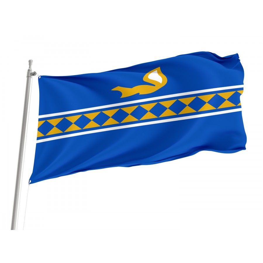 Flag Of Purovsky Rayon, Patriotic Flags, Unique Design Print, Flags For Indoor & Outdoor Use - High Quality Russia for Indoor and Outdoor Use