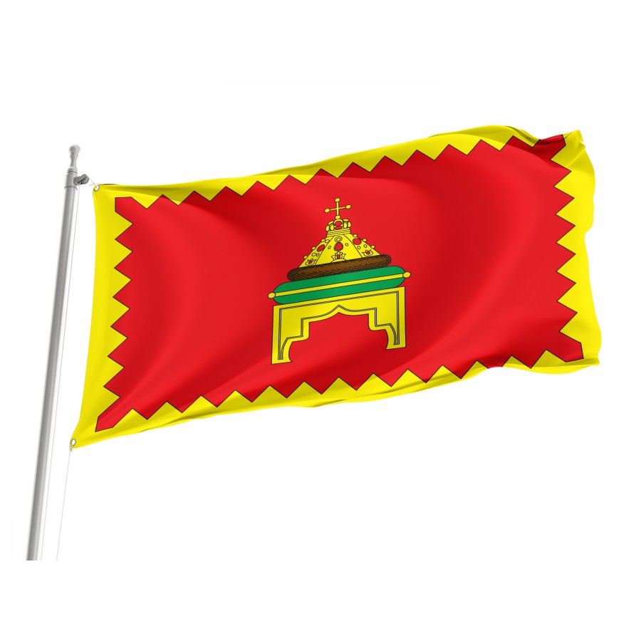 Flag Of Rural Settlement Kushalino, Patriotic Flags, Unique Design Print, Flags For Indoor & Outdoor Use - High Quality Russia for Indoor and Outdoor Use