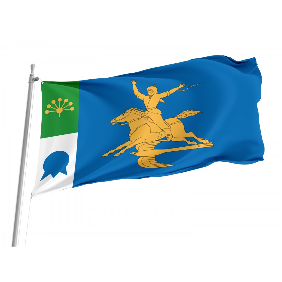 Flag Of Salavat, Patriotic Flags, Unique Design Print, Flags For Indoor & Outdoor Use - High Quality Russia for Indoor and Outdoor Use