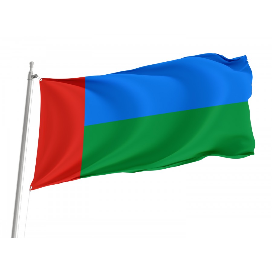 Flag Of Sargatsky Rayon, Patriotic Flags, Unique Design Print, Flags For Indoor & Outdoor Use - High Quality Russia for Indoor and Outdoor Use