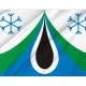 Flag of Severny Rayon, Patriotic Flags, Unique Design Print, Flags for Indoor & Outdoor Use - Imagine 2