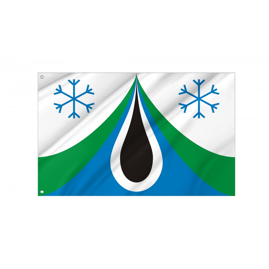 Flag Of Severny Rayon, Patriotic Flags, Unique Design Print, Flags For Indoor & Outdoor Use - High Quality Russia for Indoor and Outdoor Use