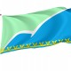 Flag of Severo-Baykalsky Rayon, Patriotic Flags, Unique Design Print, Flags for Indoor & Outdoor Use - Imagine 1
