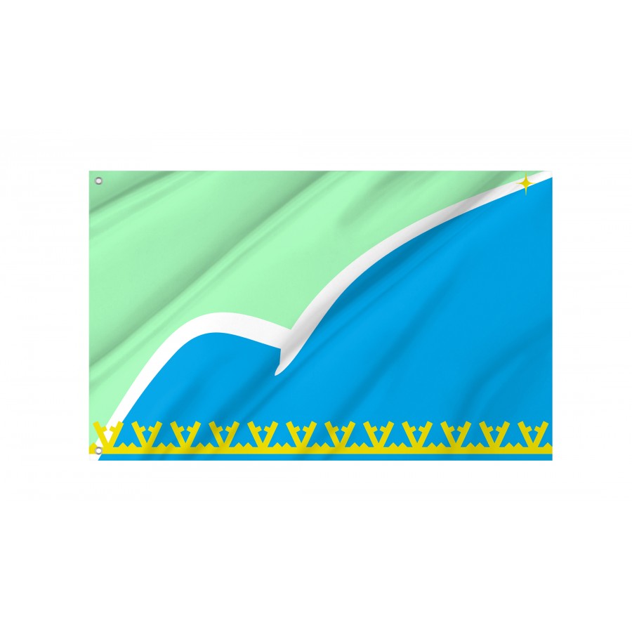 Flag Of Severo-Baykalsky Rayon, Patriotic Flags, Unique Design Print, Flags For Indoor & Outdoor Use - High Quality Russia for Indoor and Outdoor Use