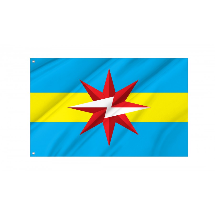Flag Of Sharypovo, Patriotic Flags, Unique Design Print, Flags For Indoor & Outdoor Use - High Quality Russia for Indoor and Outdoor Use