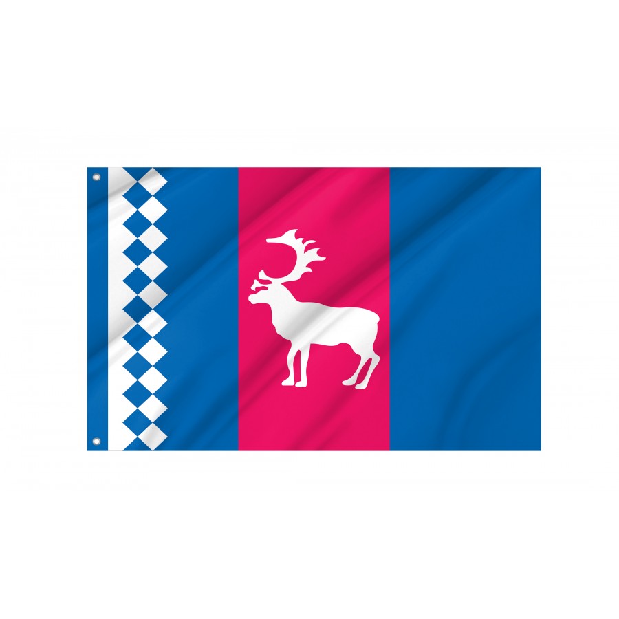 Flag Of Tazovsky Rayon, Patriotic Flags, Unique Design Print, Flags For Indoor & Outdoor Use - High Quality Russia for Indoor and Outdoor Use