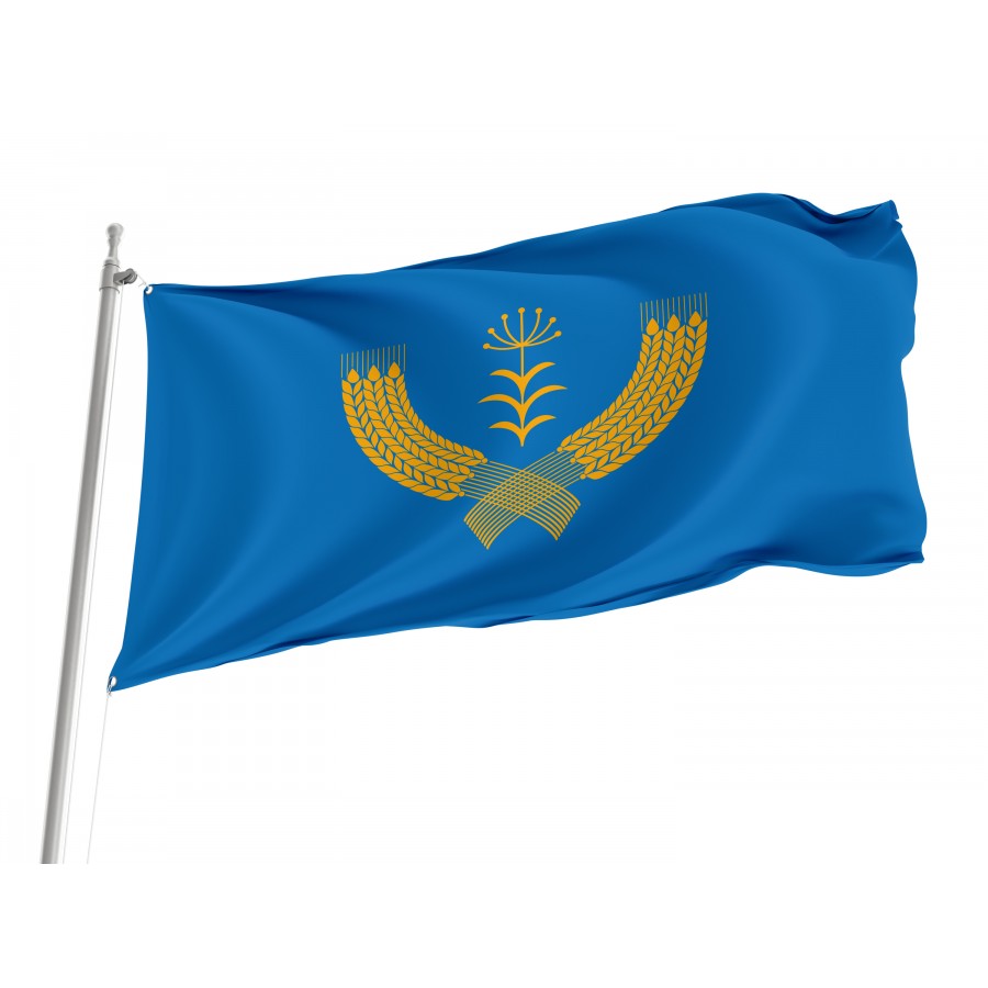 Flag Of Tuymazinsky Rayon, Patriotic Flags, Unique Design Print, Flags For Indoor & Outdoor Use - High Quality Russia for Indoor and Outdoor Use