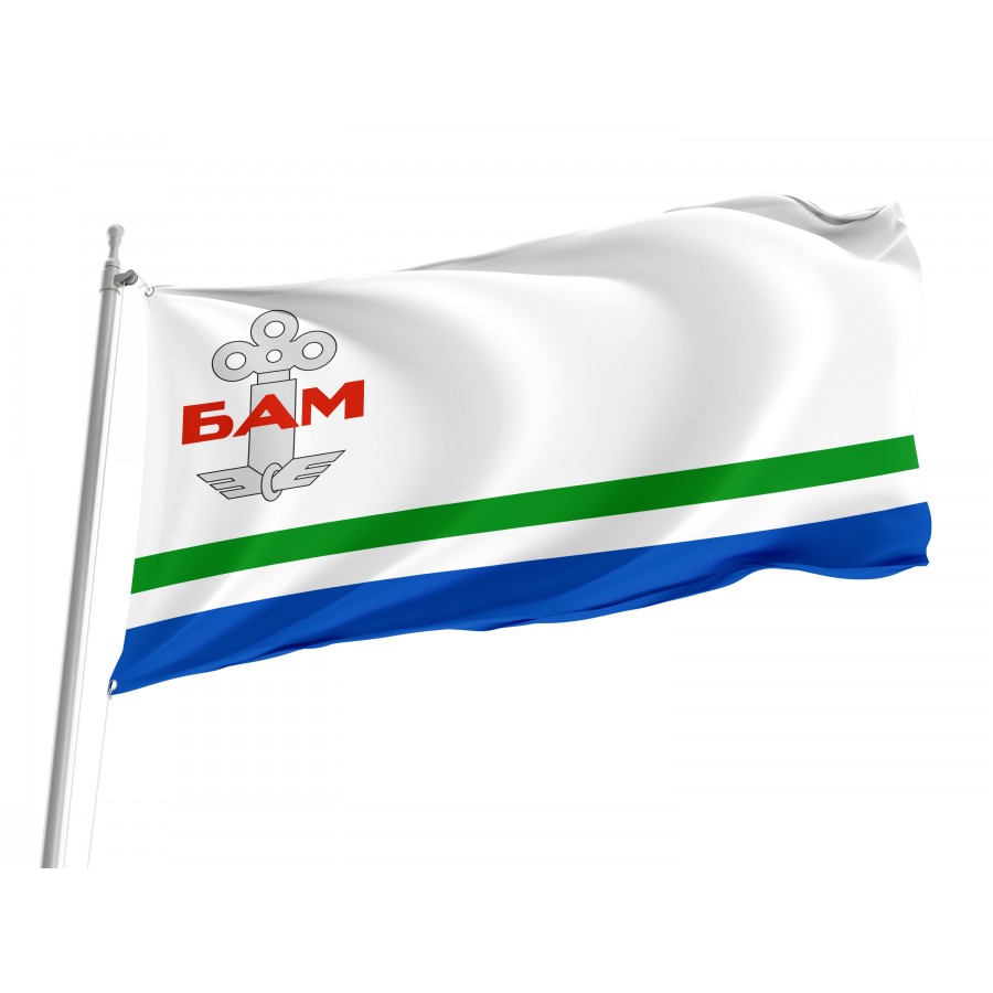 Flag Of Tynda, Patriotic Flags, Unique Design Print, Flags For Indoor & Outdoor Use - High Quality Russia for Indoor and Outdoor Use