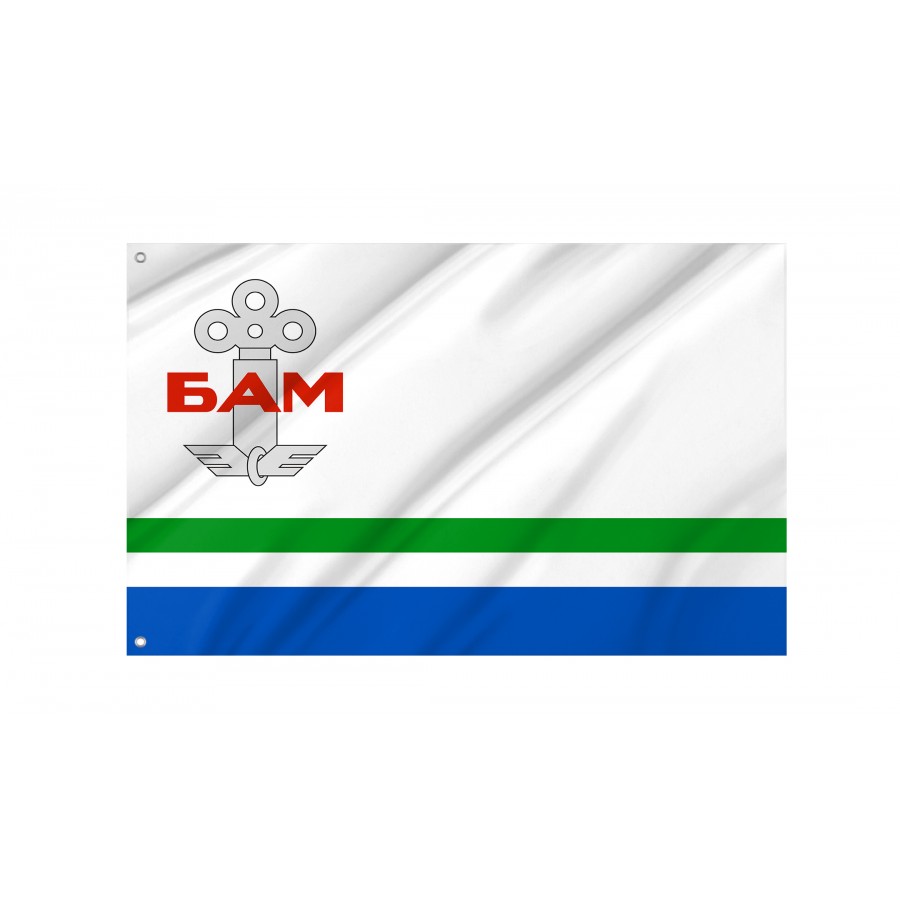 Flag Of Tynda, Patriotic Flags, Unique Design Print, Flags For Indoor & Outdoor Use - High Quality Russia for Indoor and Outdoor Use