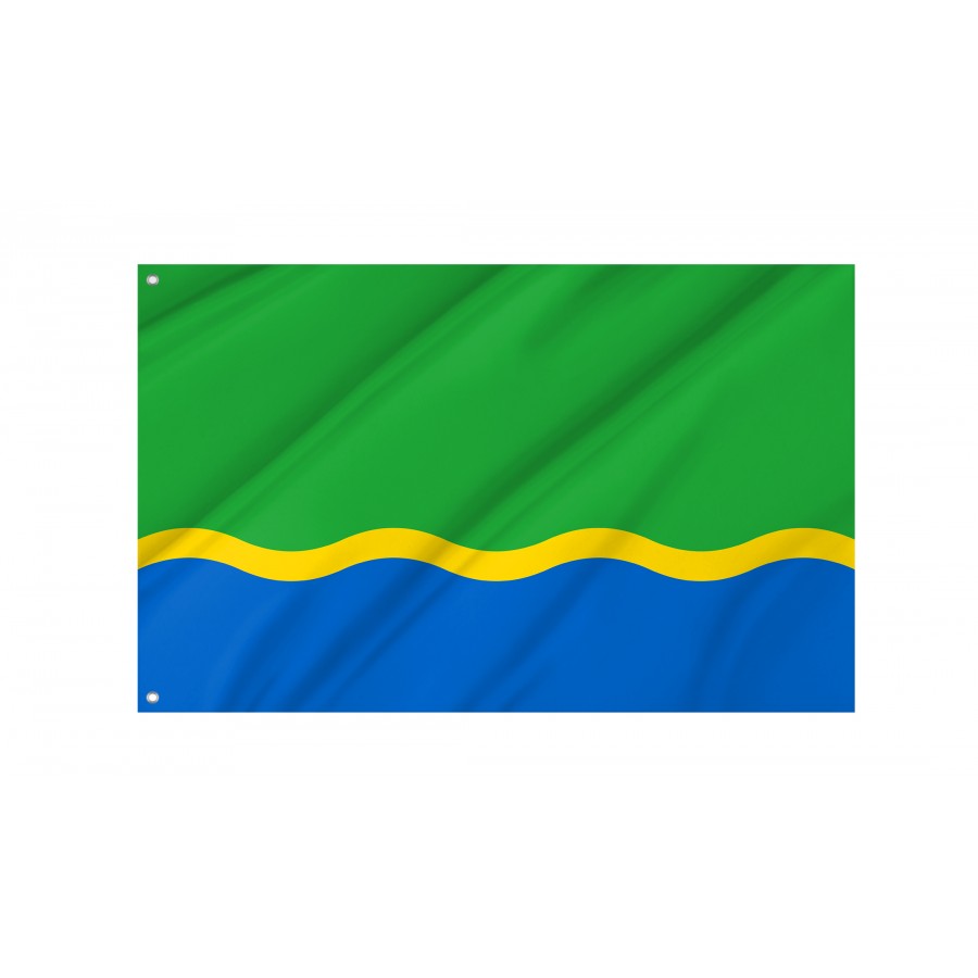 Flag Of Tyndinsky Rayon, Patriotic Flags, Unique Design Print, Flags For Indoor & Outdoor Use - High Quality Russia for Indoor and Outdoor Use