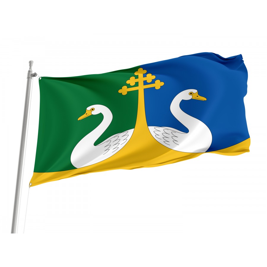Flag Of Tyukovskoe Rural Settlement, Patriotic Flags, Unique Design Print, Flags For Indoor & Outdoor Use - High Quality Russia for Indoor and Outdoor Use
