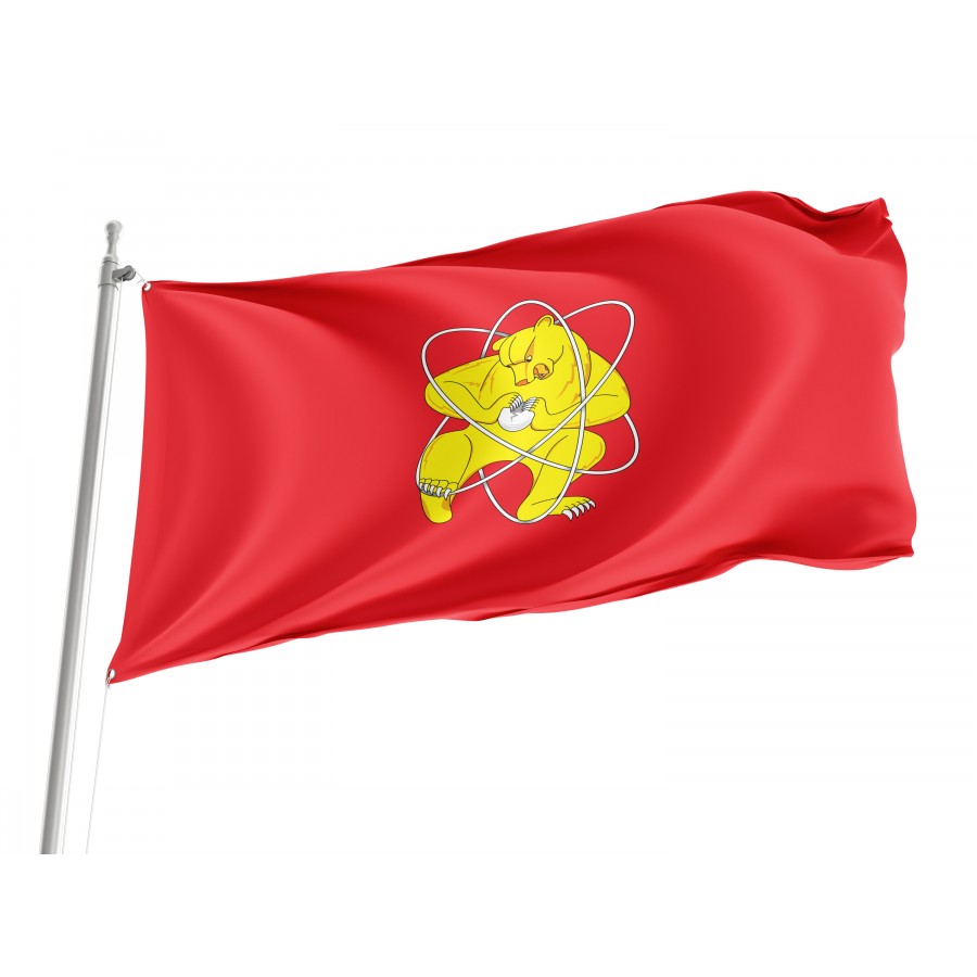 Flag Of Zheleznogorsk, Patriotic Flags, Unique Design Print, Flags For Indoor & Outdoor Use - High Quality Russia for Indoor and Outdoor Use