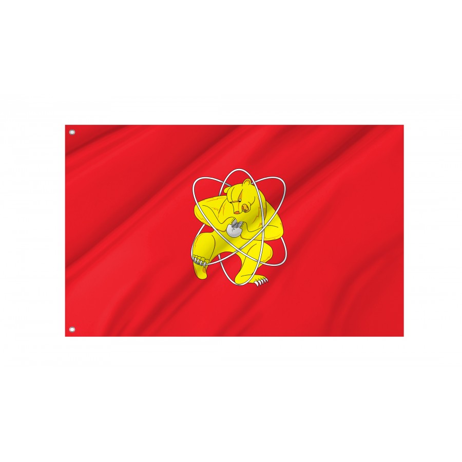 Flag Of Zheleznogorsk, Patriotic Flags, Unique Design Print, Flags For Indoor & Outdoor Use - High Quality Russia for Indoor and Outdoor Use