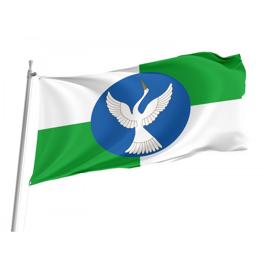 Flag Of Zianchurinsky Region, Patriotic Flags, Unique Design Print, Flags For Indoor & Outdoor Use - High Quality Russia for Indoor and Outdoor Use