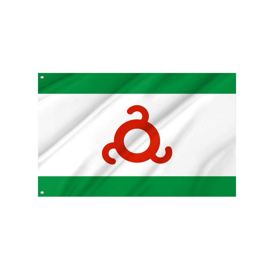 Flag Of Ingushetia, Patriotic Flags, Unique Design Print, Flags For Indoor & Outdoor Use - High Quality Russia for Indoor and Outdoor Use
