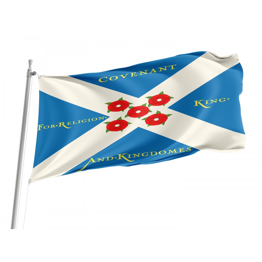Flag of Scottish Covenanters, Patriotic Flags, Unique Design Print, Flags for Indoor & Outdoor Use