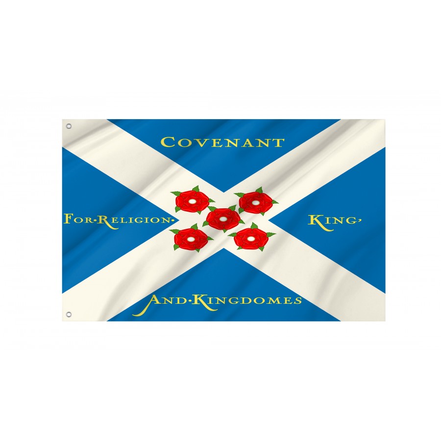 Flag of Scottish Covenanters, Patriotic Flags, Unique Design Print, Flags for Indoor & Outdoor Use