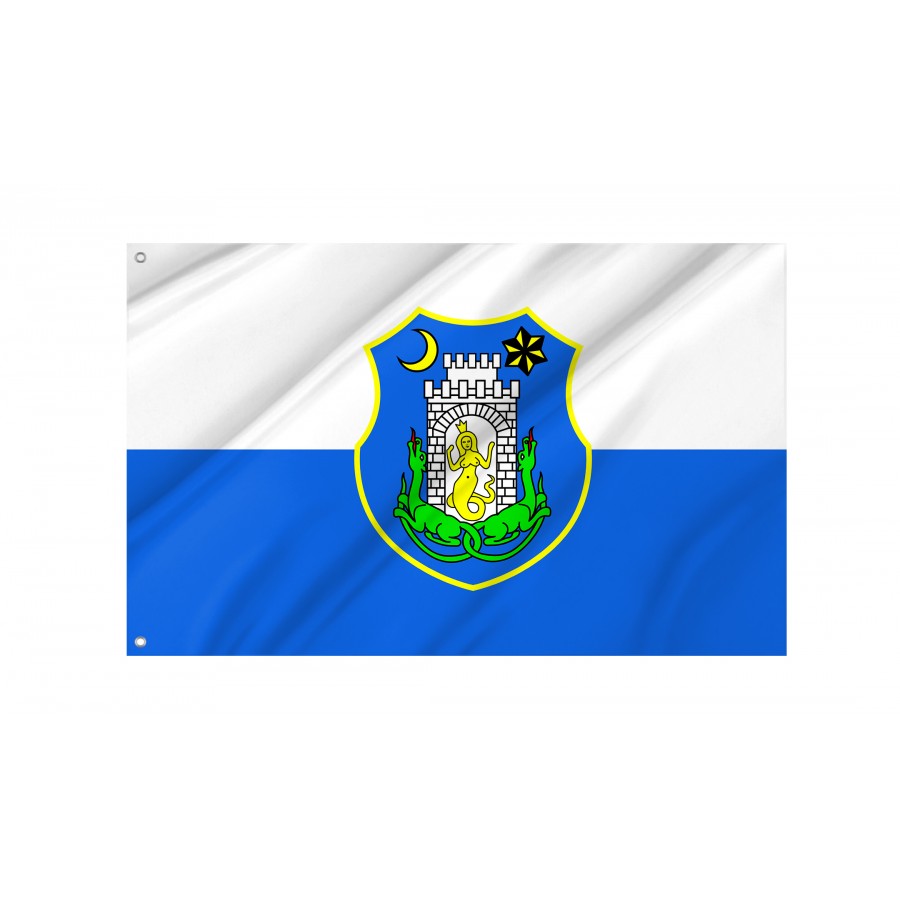 Flag of Municipality of Kamnik, Slovenia, Patriotic Flags, Unique Design Print, Flags for Indoor & Outdoor Use