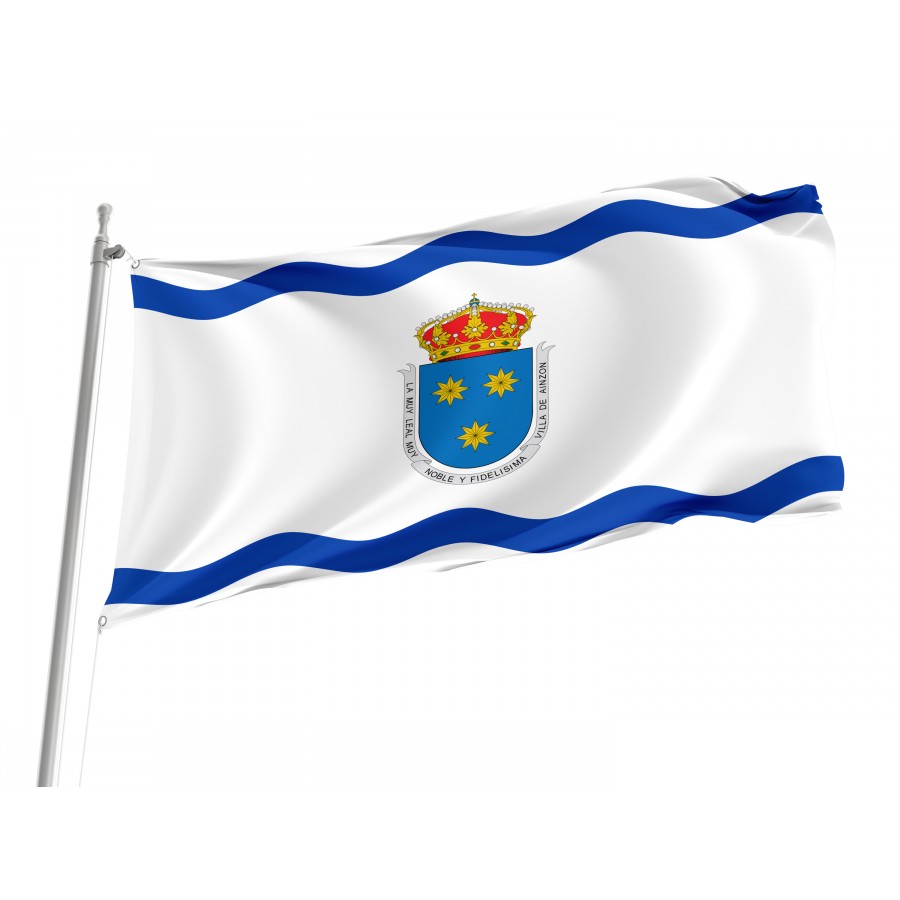 Flag Of Ainzón, Zaragoza, Patriotic Flags, Unique Design Print, Flags For Indoor & Outdoor Use - High Quality Aragon for Indoor and Outdoor Use