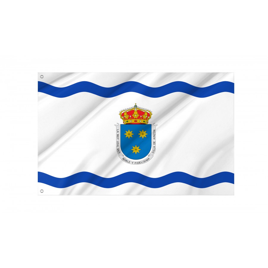 Flag Of Ainzón, Zaragoza, Patriotic Flags, Unique Design Print, Flags For Indoor & Outdoor Use - High Quality Aragon for Indoor and Outdoor Use