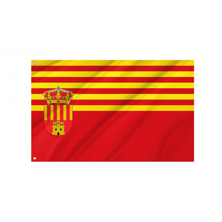 Flag Of Alagón, Zaragoza, Patriotic Flags, Unique Design Print, Flags For Indoor & Outdoor Use - High Quality Aragon for Indoor and Outdoor Use