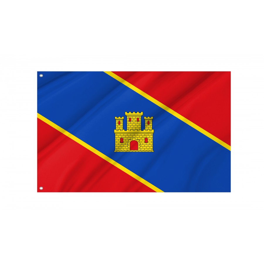Flag Of Alcalá De Ebro, Zaragoza, Patriotic Flags, Unique Design Print, Flags For Indoor & Outdoor Use - High Quality Aragon for Indoor and Outdoor Use