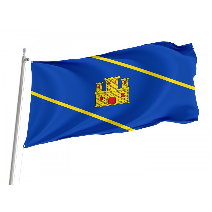 Flag Of Alcalá De Ebro, Zaragoza, Patriotic Flags, Unique Design Print, Flags For Indoor & Outdoor Use - High Quality Aragon for Indoor and Outdoor Use