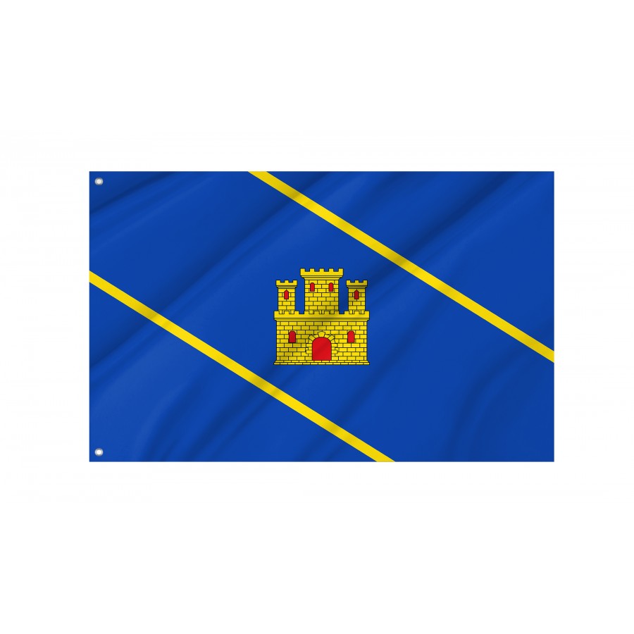 Flag Of Alcalá De Ebro, Zaragoza, Patriotic Flags, Unique Design Print, Flags For Indoor & Outdoor Use - High Quality Aragon for Indoor and Outdoor Use