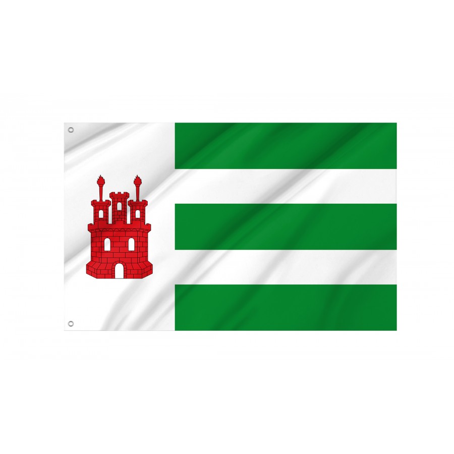 Flag Of Alcalá De Moncayo, Zaragoza, Patriotic Flags, Unique Design Print, Flags For Indoor & Outdoor Use - High Quality Aragon for Indoor and Outdoor Use