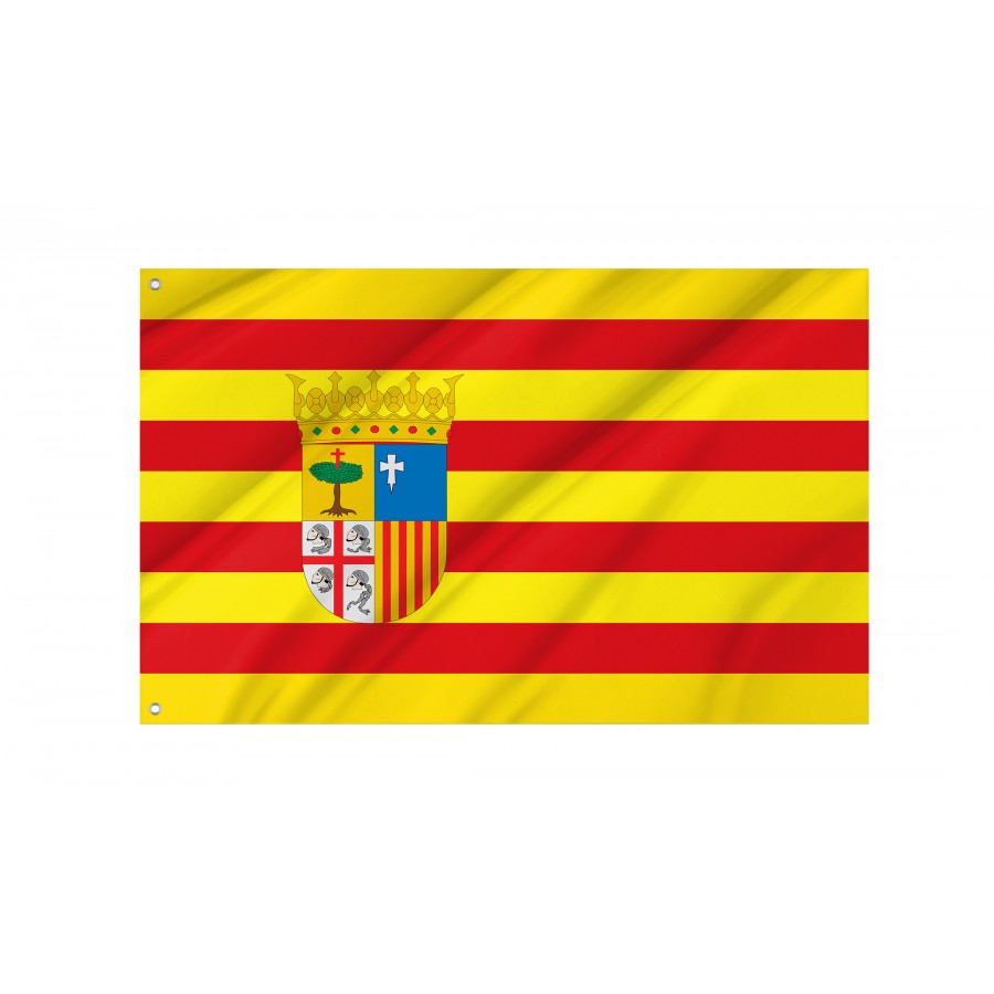 Flag Of Aragon, Patriotic Flags, Unique Design Print, Flags For Indoor & Outdoor Use - High Quality Aragon for Indoor and Outdoor Use