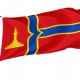 Flag of Bisimbre, Zaragoza, Patriotic Flags, Unique Design Print, Flags for Indoor & Outdoor Use - Imagine 1
