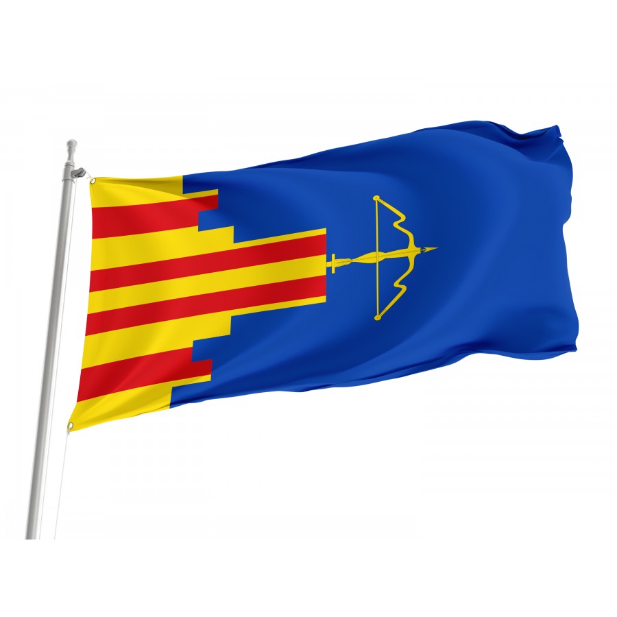 Flag Of Castejón De Las Armas, Zaragoza, Patriotic Flags, Unique Design Print, Flags For Indoor & Outdoor Use - High Quality Aragon for Indoor and Outdoor Use