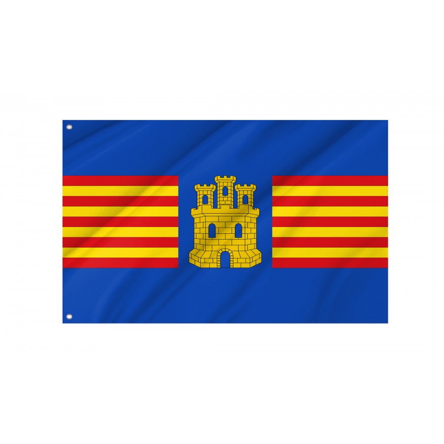 Flag Of Coat Of Arms Of Maluenda, Zaragoza, Patriotic Flags, Unique Design Print, Flags For Indoor & Outdoor Use - High Quality Aragon for Indoor and Outdoor Use