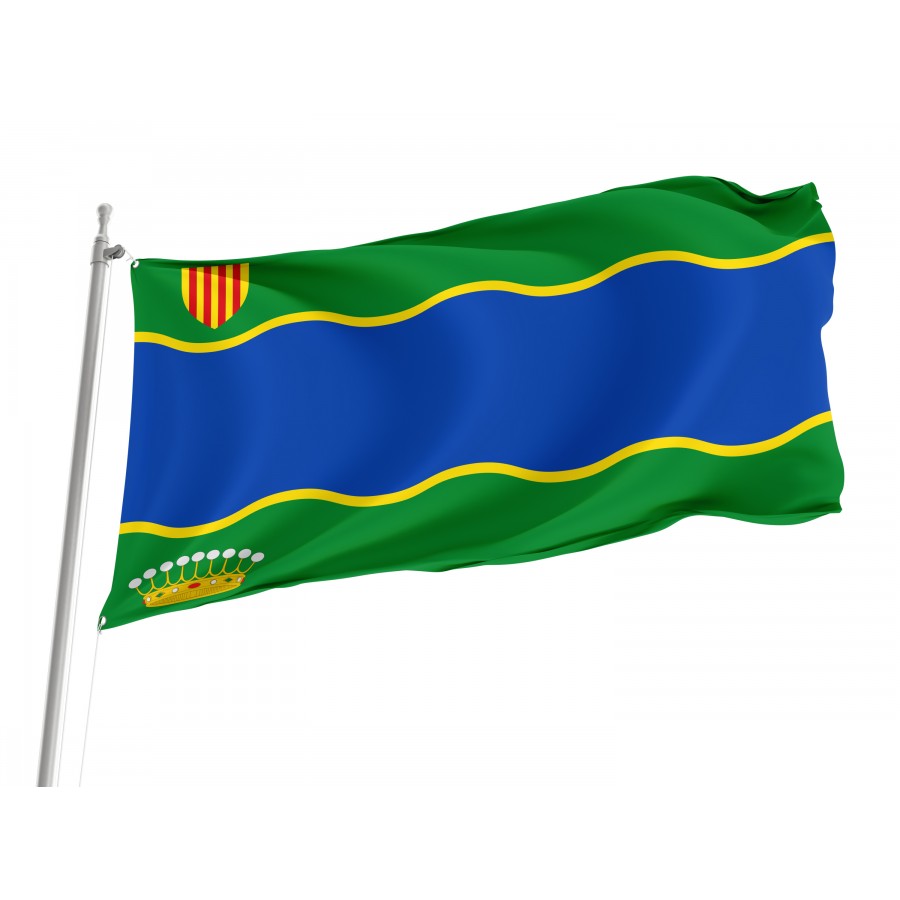 Flag Of Contamina, Zaragoza, Patriotic Flags, Unique Design Print, Flags For Indoor & Outdoor Use - High Quality Aragon for Indoor and Outdoor Use