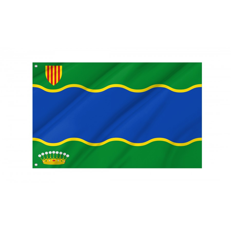 Flag Of Contamina, Zaragoza, Patriotic Flags, Unique Design Print, Flags For Indoor & Outdoor Use - High Quality Aragon for Indoor and Outdoor Use