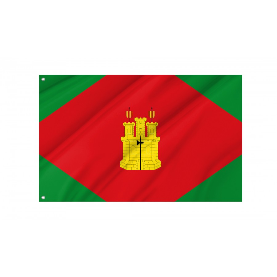 Flag Of Cosuenda, Zaragoza, Patriotic Flags, Unique Design Print, Flags For Indoor & Outdoor Use - High Quality Aragon for Indoor and Outdoor Use