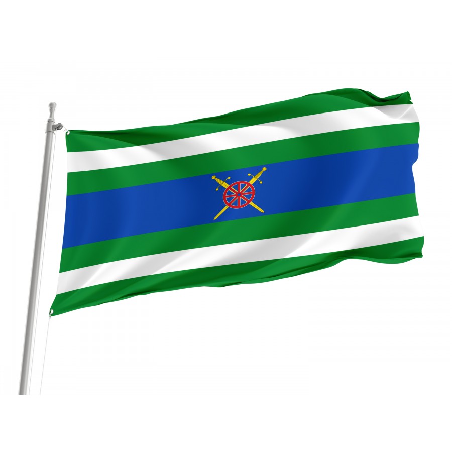 Flag Of Escatrón, Zaragoza, Patriotic Flags, Unique Design Print, Flags For Indoor & Outdoor Use - High Quality Aragon for Indoor and Outdoor Use