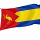 Flag of Fréscano, Zaragoza, Patriotic Flags, Unique Design Print, Flags for Indoor & Outdoor Use - Imagine 1